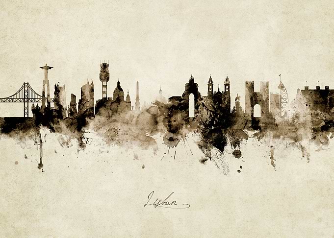 Lisbon Portugal Skyline