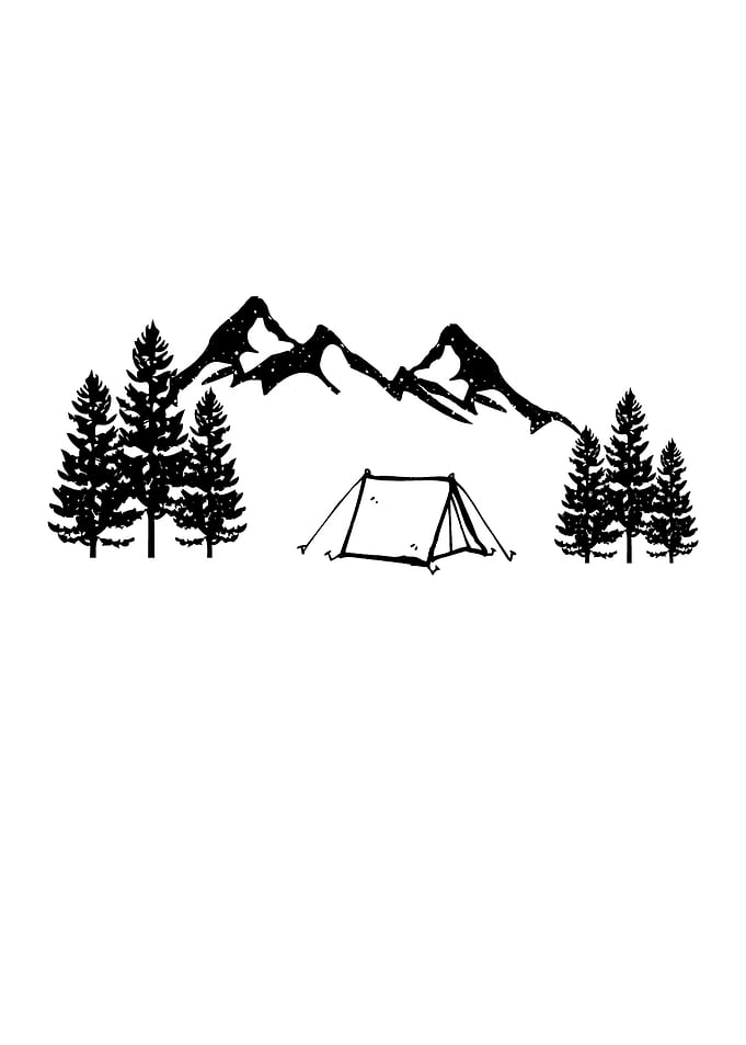 Camping minimalistic