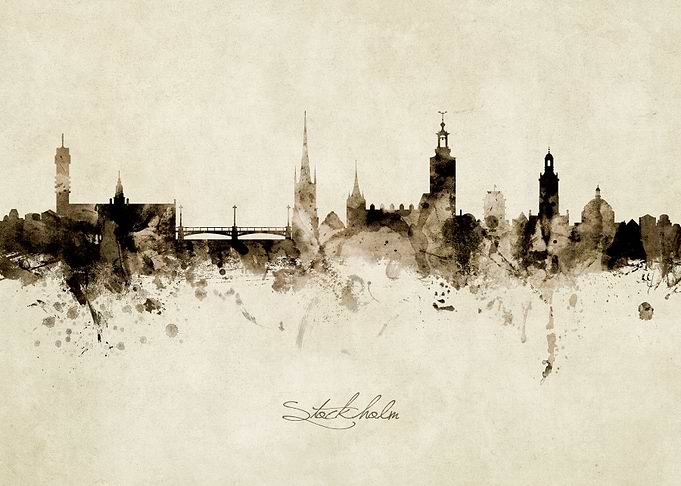 Stockholm Sweden Skyline