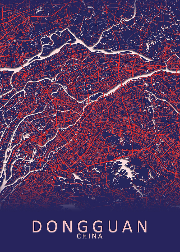 Dongguan China City Map