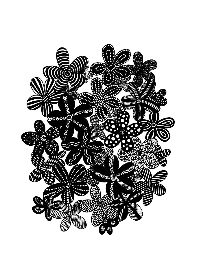 Zentangle Flowers