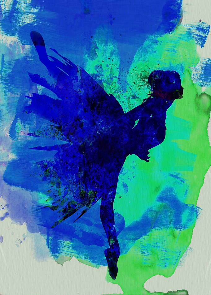 Ballerina on Stage