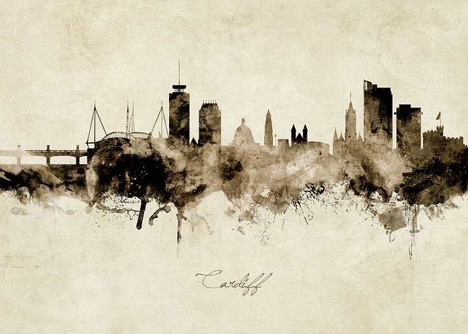 Cardiff Wales Skyline