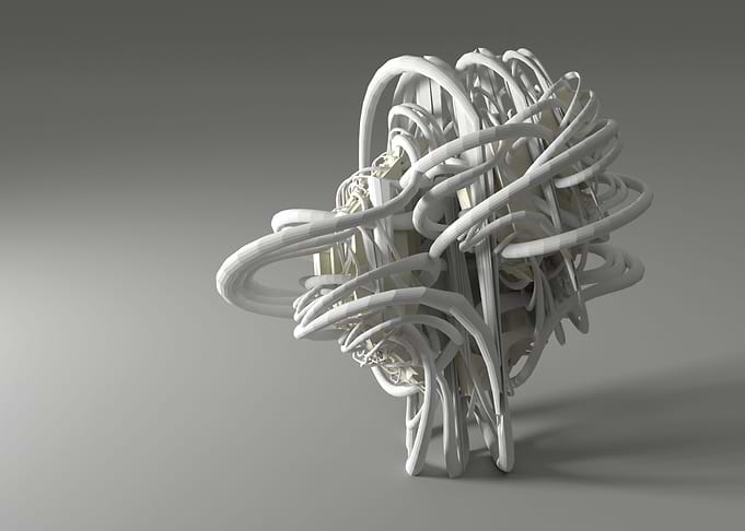 Abstract 3D fractal