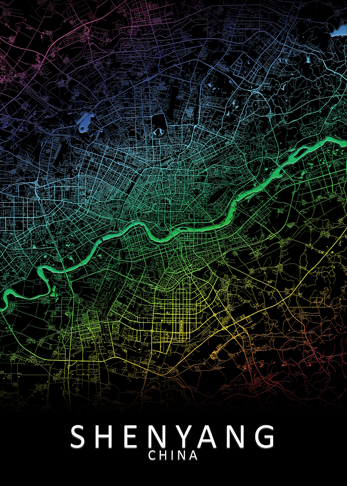 Shenyang China City Map