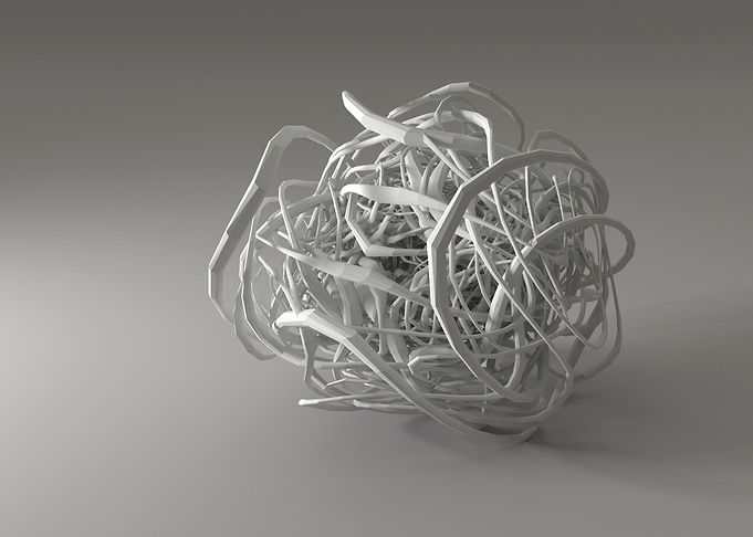 Abstract 3D fractal