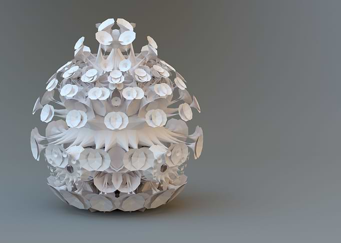 Abstract 3D fractal