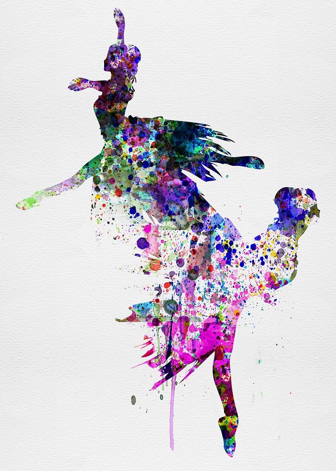 Ballet Watercolor V