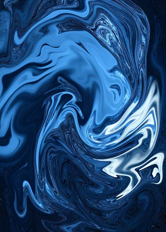 Abstract Marble Painting