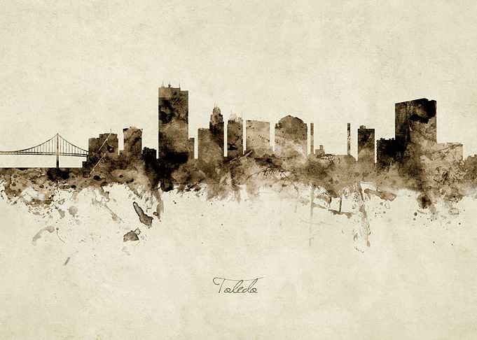 Toledo Ohio Skyline