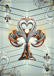 Poker Cards Ace Clover W