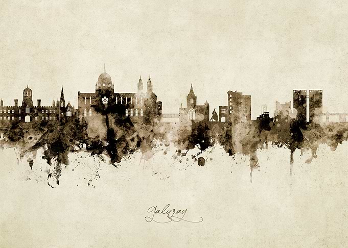 Galway Ireland Skyline