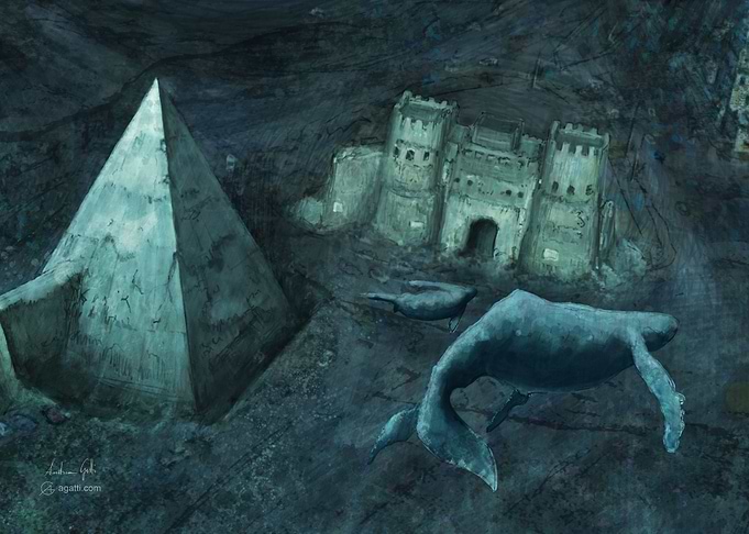 Pyramid of Cestius sea
