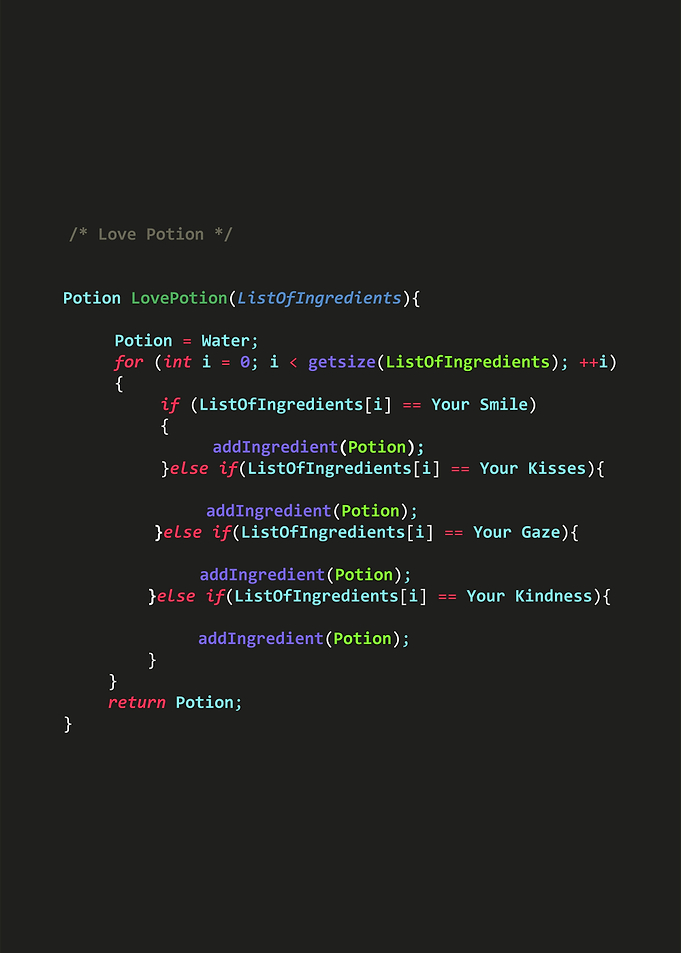 Potion Love C++