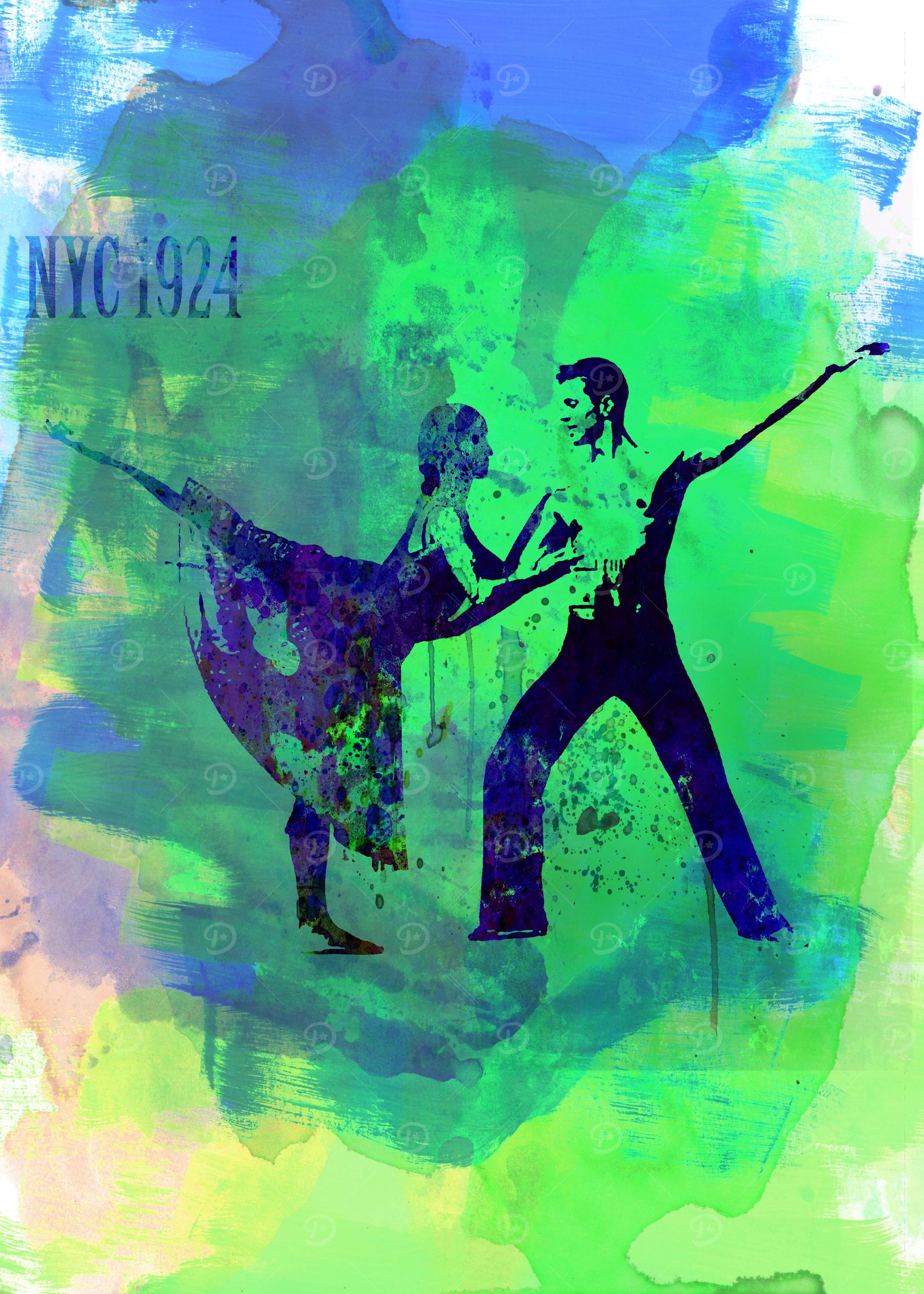 Romantic Ballet Watercolor