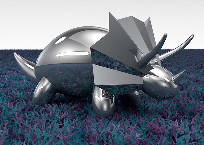 Friendly Mr Triceratops