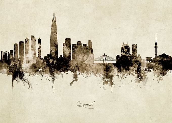 Seoul South Korea Skyline