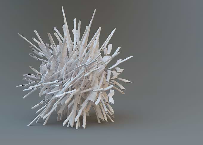 Abstract 3D fractal