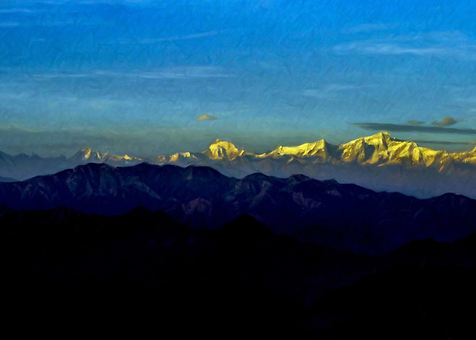 Snow Covered Peaks