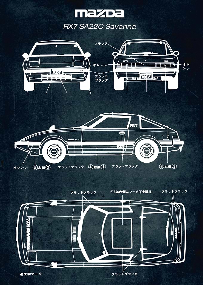 No137 Mazda RX7 SA22C