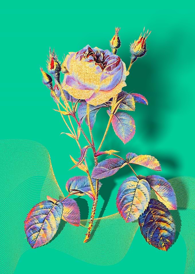 Prismatic Rose Bush
