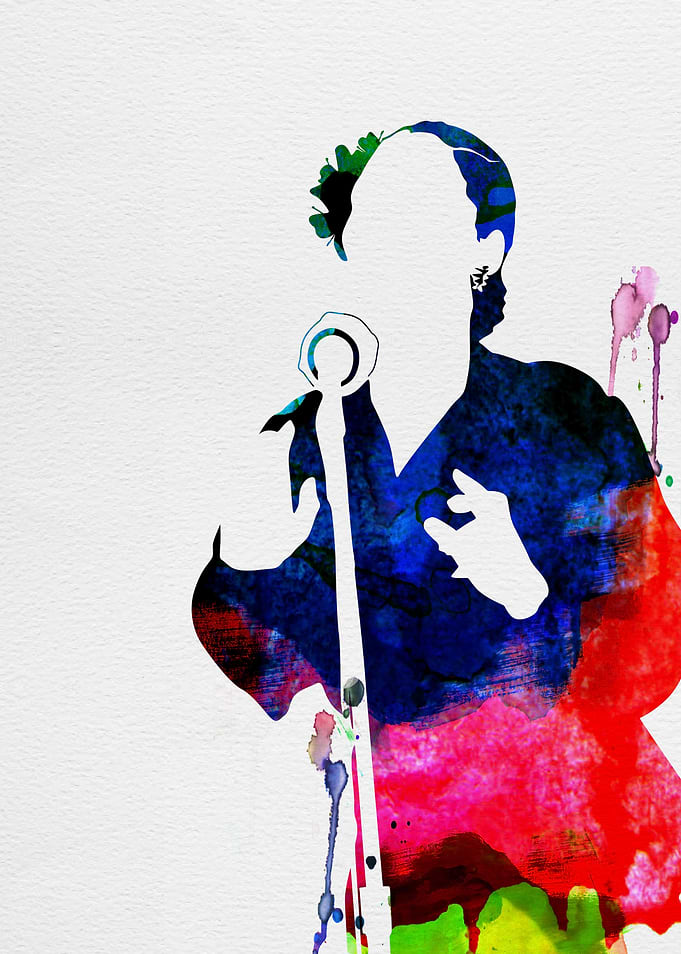 Billie Holiday Watercolor