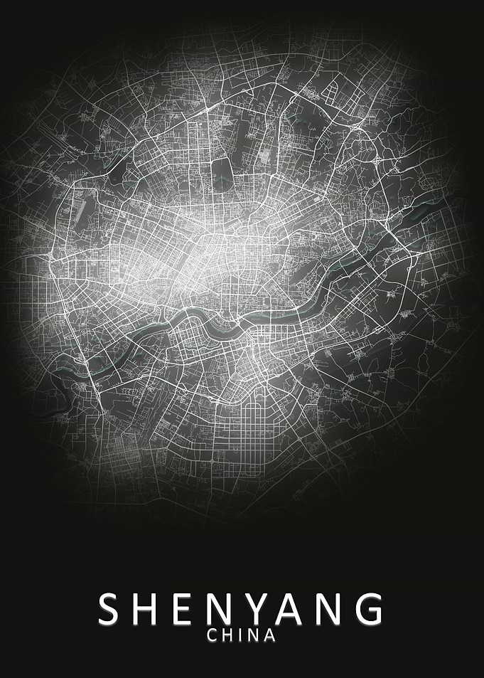Shenyang China City Map
