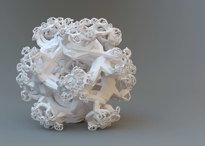 Abstract 3D fractal