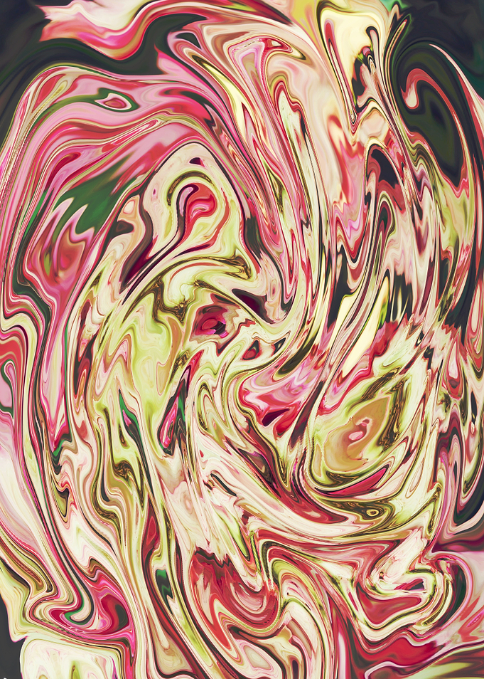 Abstract Marble Painting