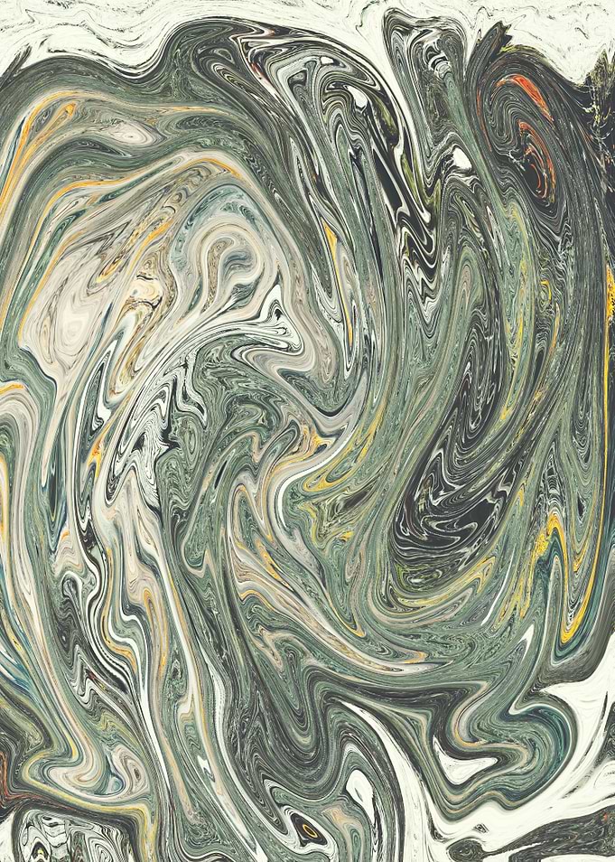 Abstract Marble Painting