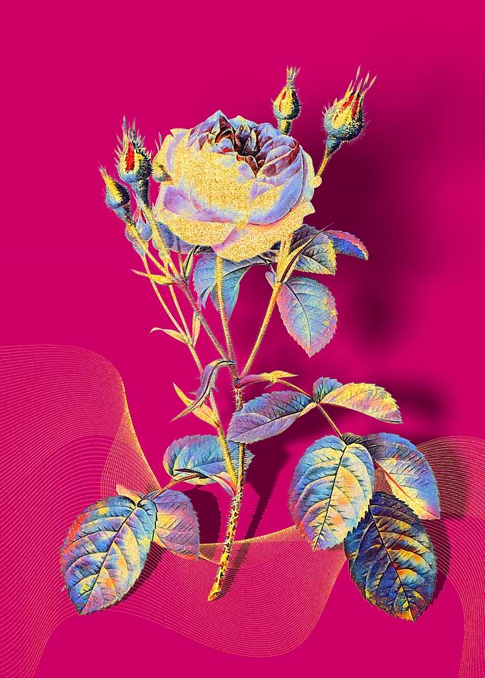 Prismatic Rose Bush