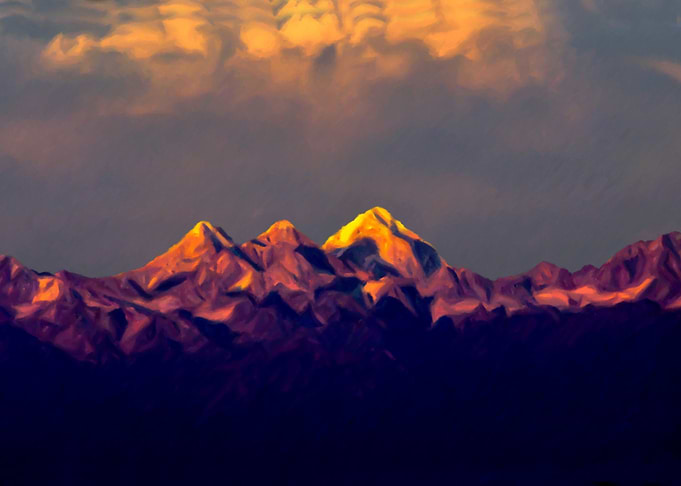 Snow Covered Peaks