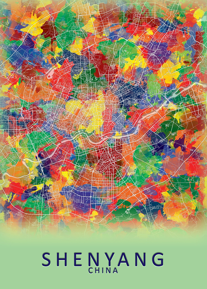 Shenyang China City Map