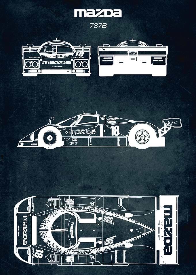 No131 Mazda 787B