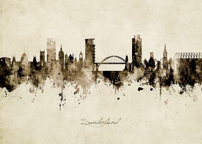 Sunderland England Skyline