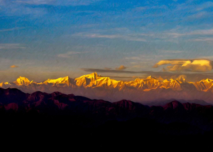 Snow Covered Peaks