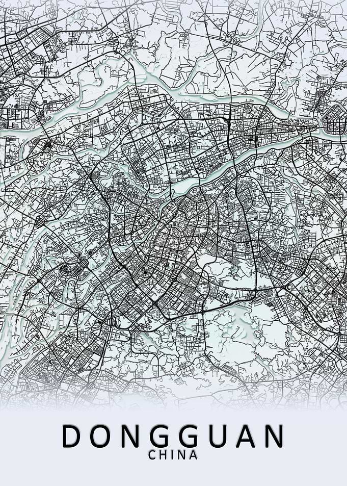 Dongguan China City Map