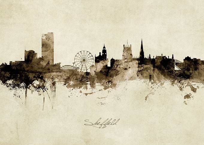 Sheffield England Skyline