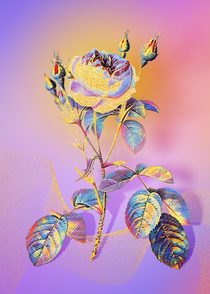 Prismatic Rose Bush