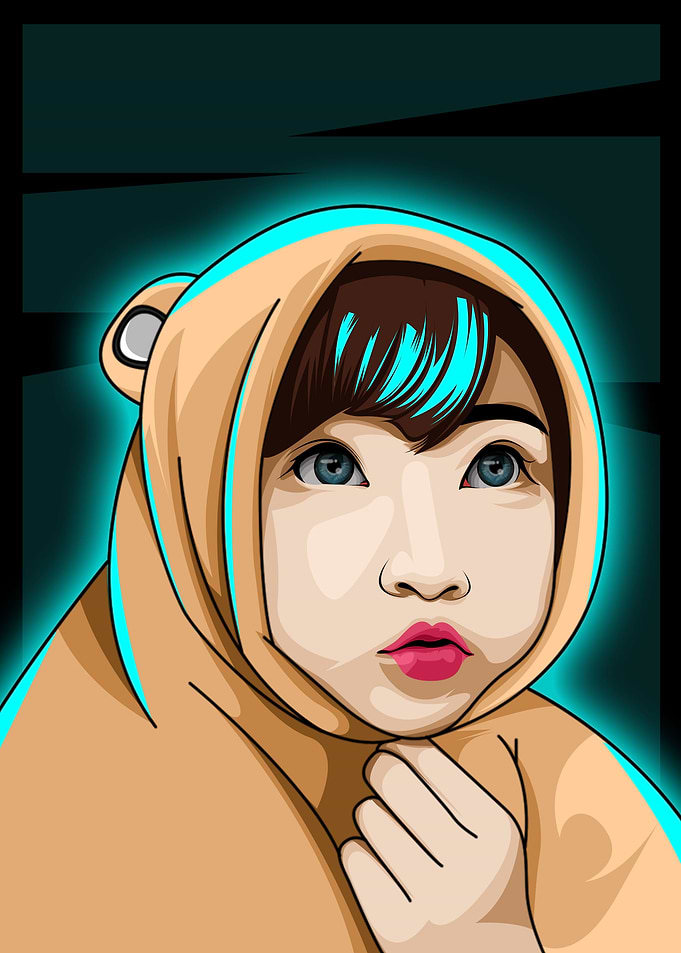 loli glowing