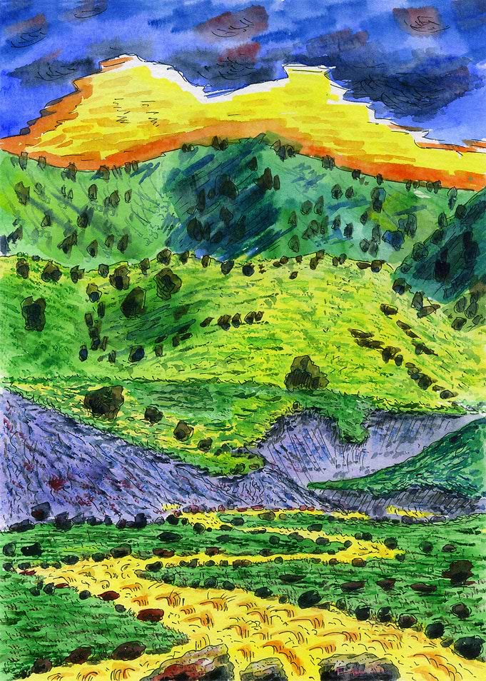 Sunny Mountain River