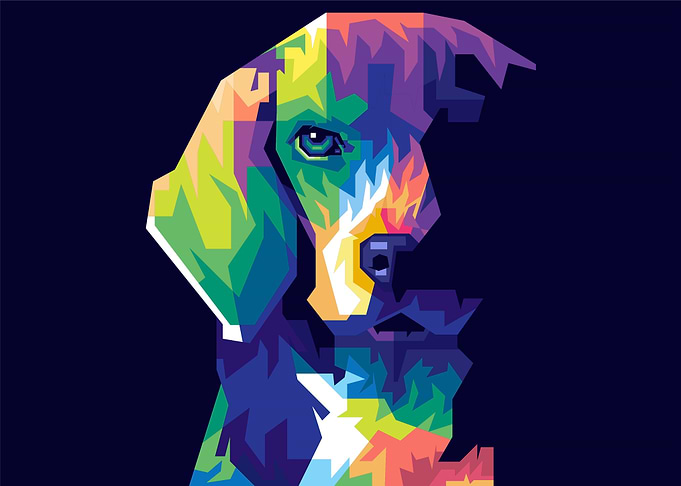 Dog Pop Art