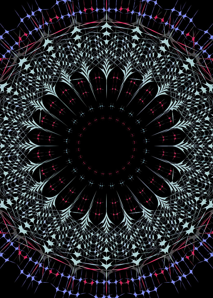 Futuristic Zen Mandala