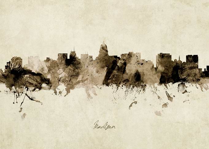 Madison Wisconsin Skyline