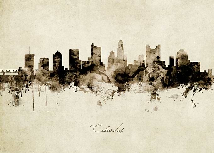 Columbus Ohio Skyline