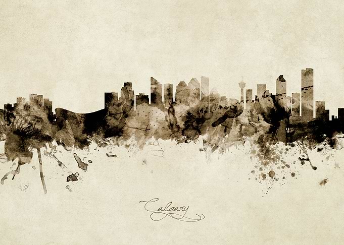 Calgary Canada Skyline