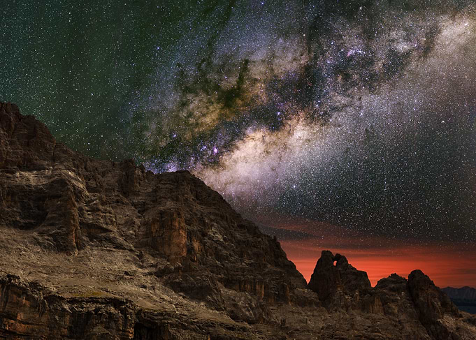 Milky Way in the Mountains