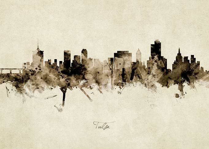 Tulsa Oklahoma Skyline