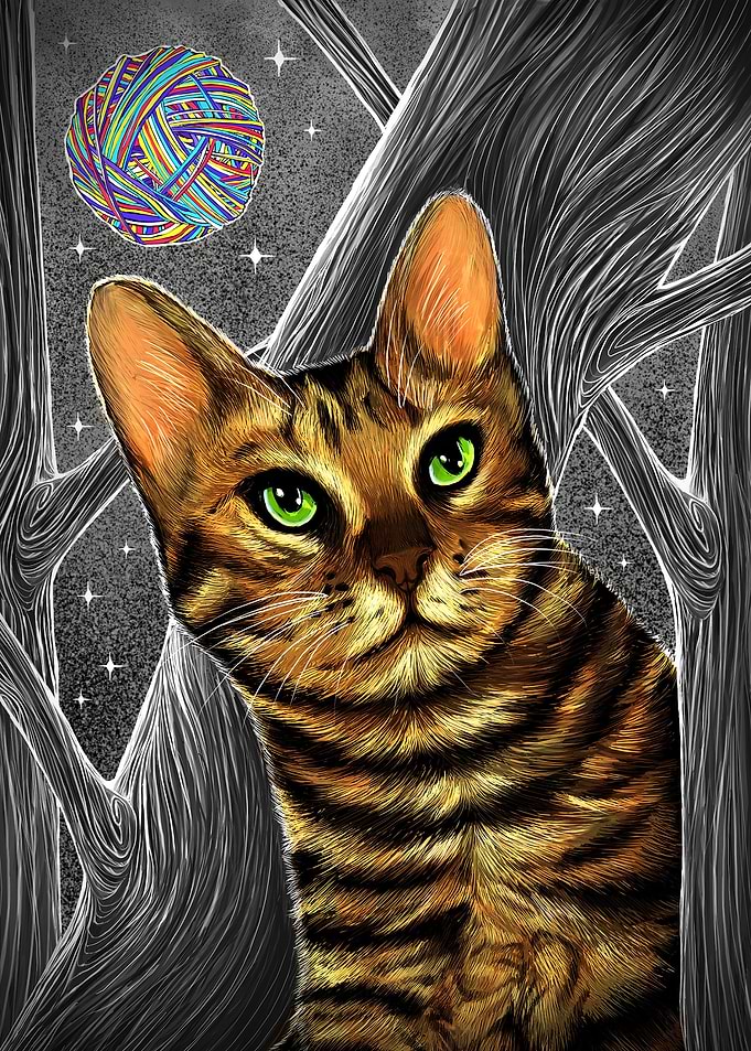 CAT NATURE FUR THE YARN