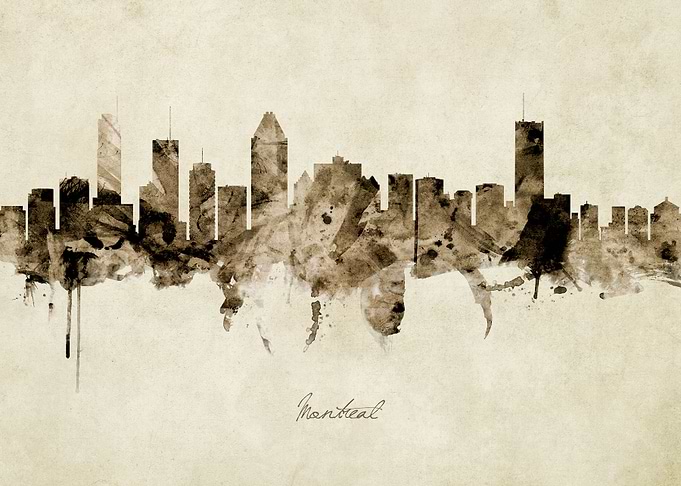 Montreal Canada Skyline